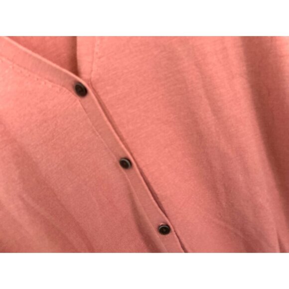 Uniqlo Womens Pink Wool Button-Up Cardigan Sweater Size M - Picture 4 of 8